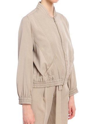 Бежевая куртка MARELLA: фото 3 - Invogue